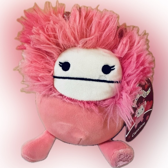 Nwt Squishmallows 5” Valentine Caparinne Bigfoot - Picture 1 of 6